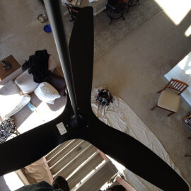 Installation of Very High Fans, Fixtures or Pole Lights