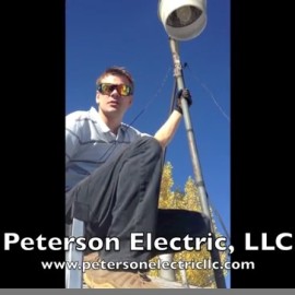 Barn Light On House Replaced With Motion Sensor Light