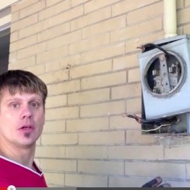 Overhead Electrical Panel & Meter Service Change – Part 1