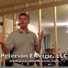 Home Theater System Wired With LED Lighting & Arc-Fault Breaker
