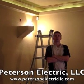 Home Theater System With Indirect LED Lighting System
